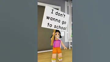 Mama Mama I Dont Wanna Go To School (DORA Roblox meme | TikTok Trend) #shorts