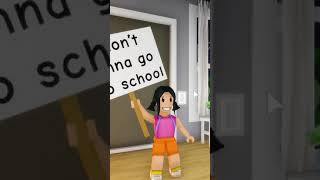 Mama Mama I Dont Wanna Go To School (DORA Roblox meme | TikTok Trend) #shorts