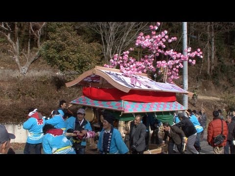 雄勝町名振の再興のシンボル -おめつき即興劇-