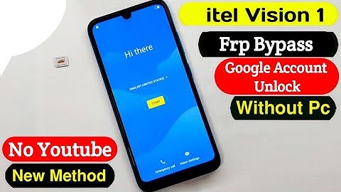 itel Vision 1 Frp Bypass | Google Account Unlock Without Pc | No Youtube | Latest Trick