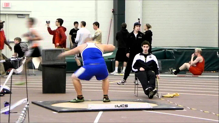 Josh depauw indoor meet 2 Shot throw 3