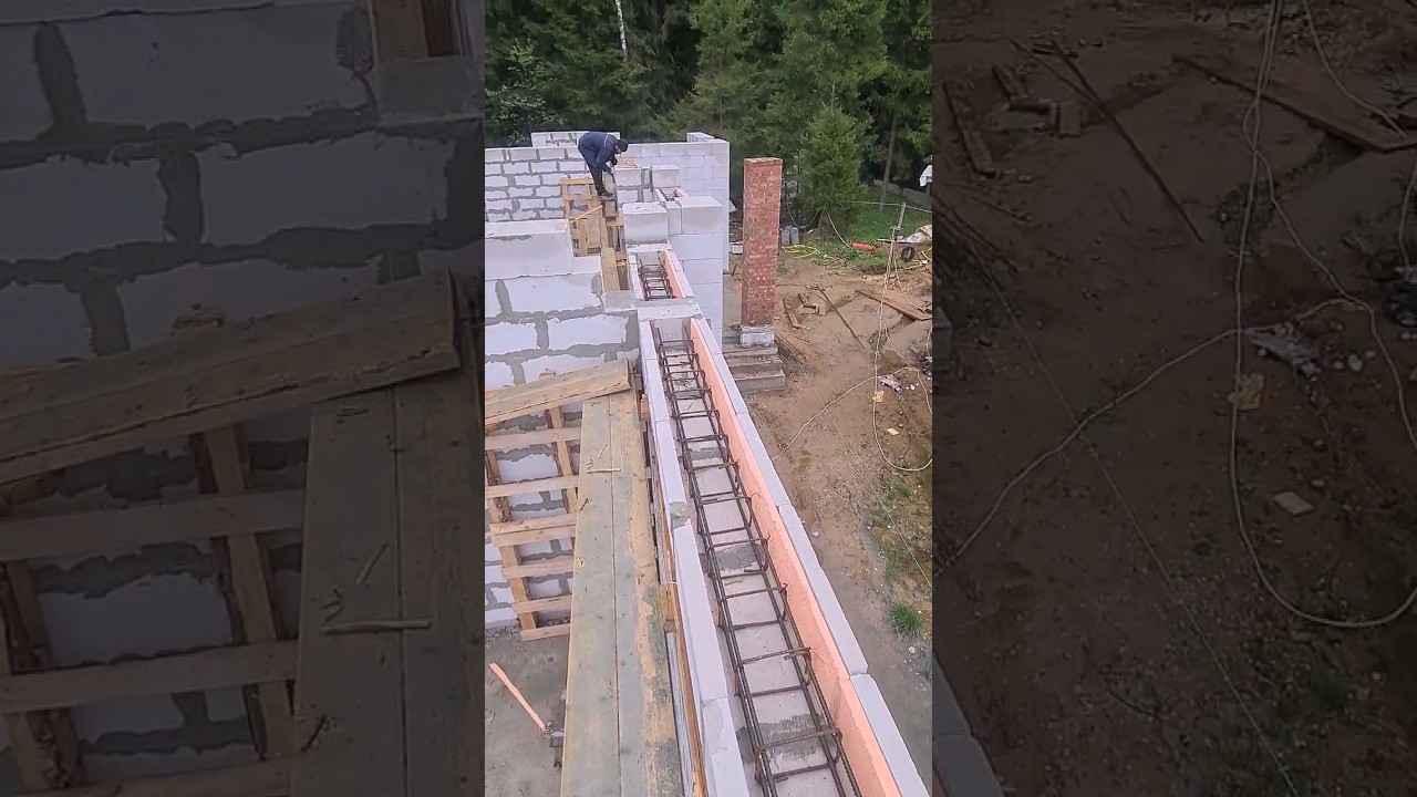 устройство перемычек #домподключ #дом #построимдом #строительство # ...
