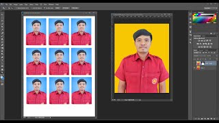 วิธีทำ รูปติดบัตรขนาด 1 นิ้ว, 1.5 นิ้ว, 2 นิ้ว ด้วยโปรแกรม Adobe Photoshop