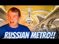 MOSCOW METRO TOUR | The stations you MUST see! - Reaction!! (С русскими субтитрами)