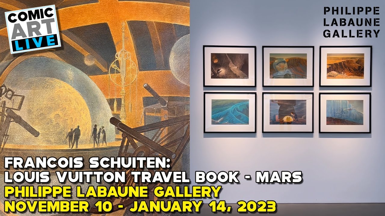 François Schuiten - Carnet de voyage Louis Vuitton : Mars