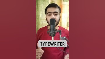 TYPEWRITER is the longest word which can be write by only using 1 row of Keyboard #shorts