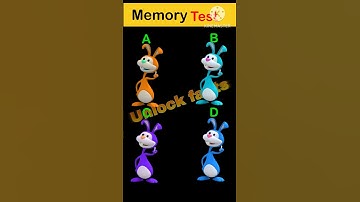 Memory 🤯 test #38 Riddles and puzzles for iq test | #shorts