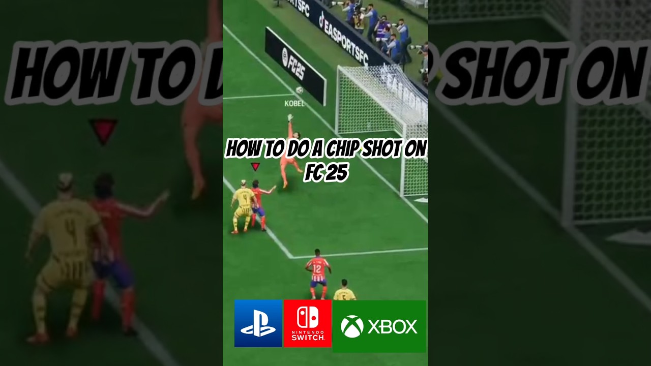 How to do a chip shot on Fc26 #eafc26