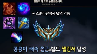 콩콩이 쾌속 접근 탈리야 빌드로 챌린저 달성