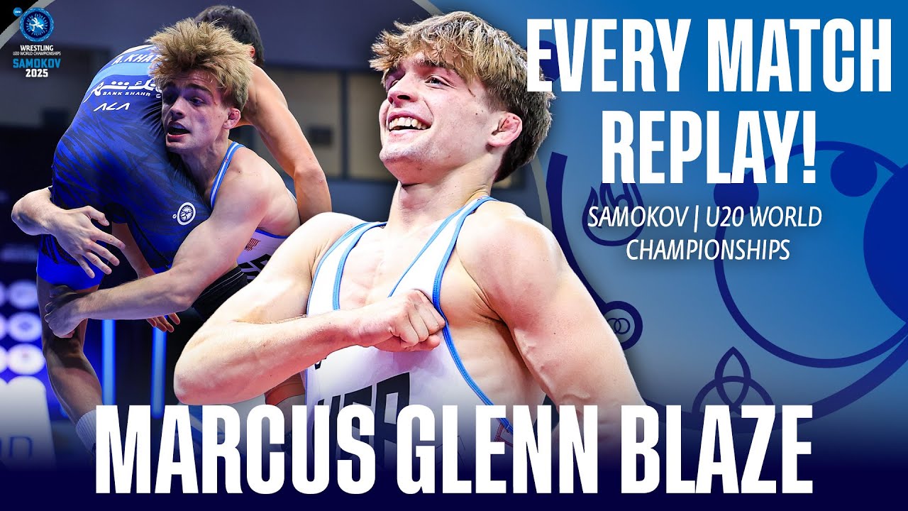 Every match from Marcus BLAZE  (USA) at the U20 World Championships
