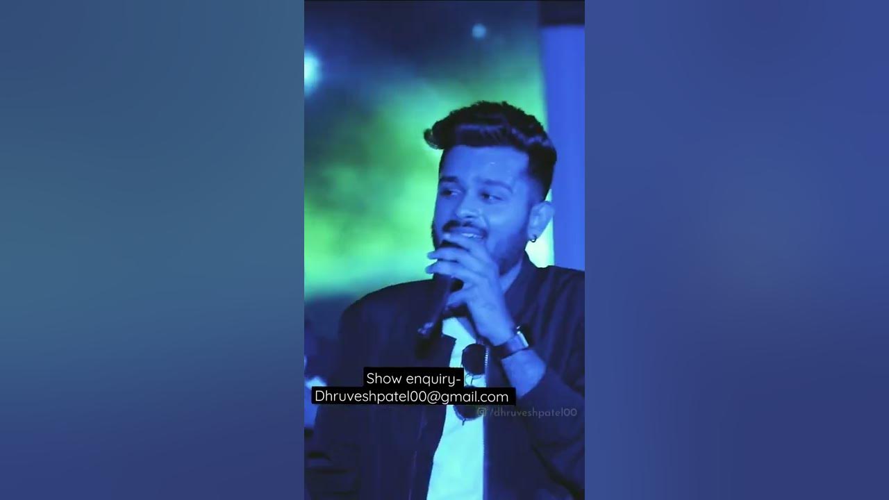 tujhe kitna chahne lage hum live by Dhruvesh patel