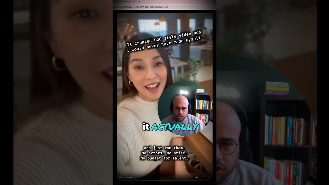This AI Created and Ran UGC Video Ads Without A Single Human Involved