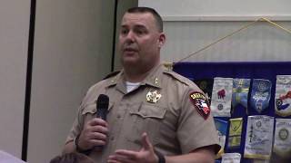 Upshur County Sheriff Larry Webb at Gilmer Rotary Club