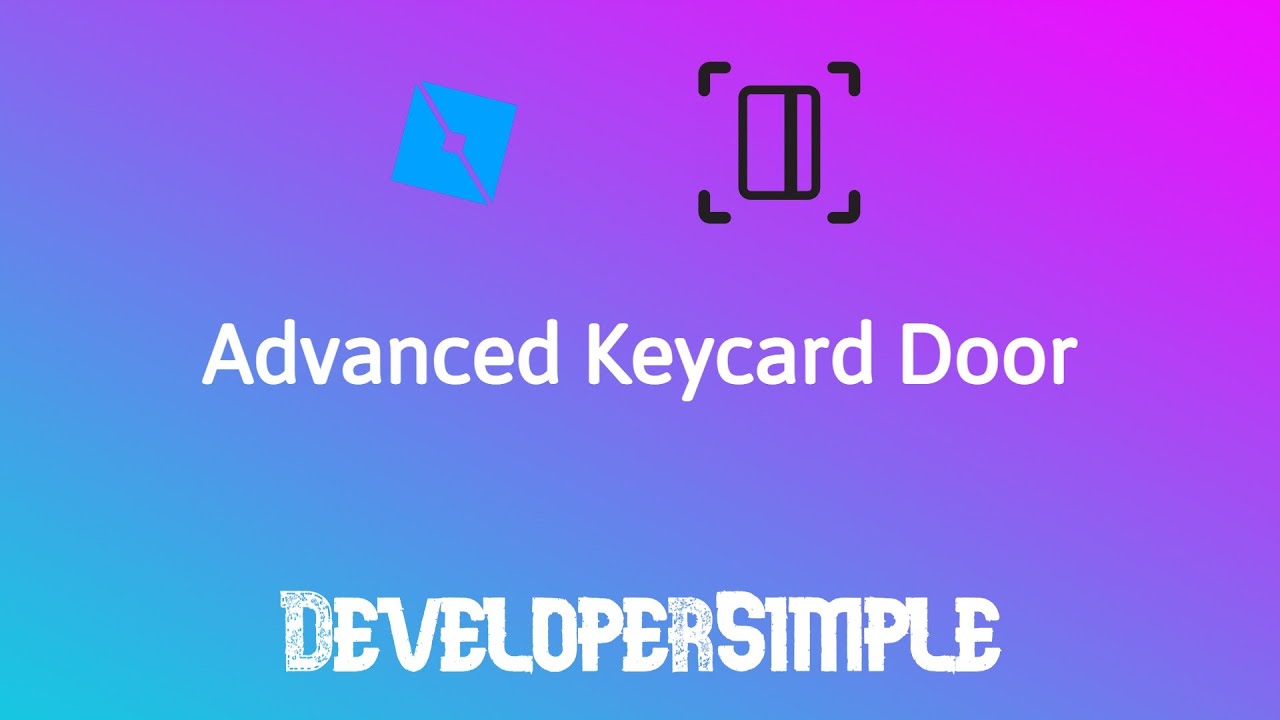 How to make a keycard door in Roblox studio #roblox #robloxstudio