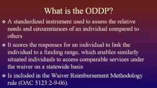 DODD Training Webinar  ODDP