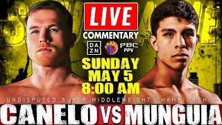 LIVE Canelo Alvarez vs Jaime Munguia Boxing Commentary! Undisputed Super Middleweight Championship