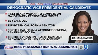 Biden selects California Sen. Kamala Harris as running mate
