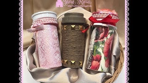 Upcycling - Altered Pill Bottles - Another Trash To Treasure Video