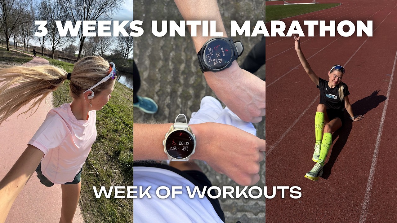 3 WEEKS UNTIL MARATHON | My Training Week 🔥 - YouTube