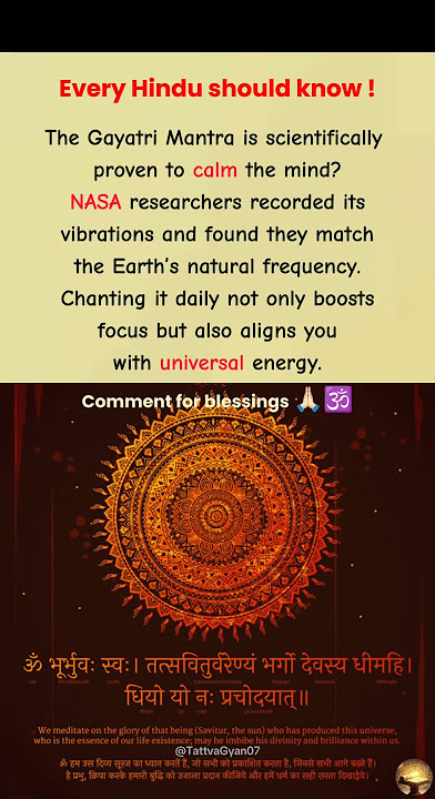 Gayatri Mantra Power ✨✨ #ancienthistory #spiritualjourney #tattvagyan
