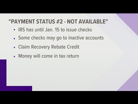 What does payment status 'not available' mean on IRS tracker?