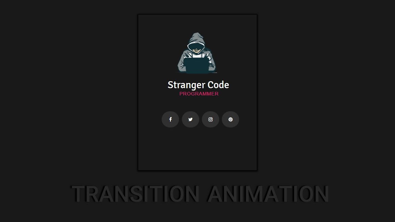 CSS Transition Animation | HTML & CSS