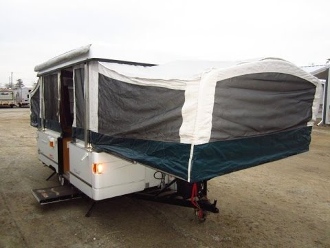 Haylettrv Com 2002 Sante Fe Used Popup Folding Tent Camper By Coleman Rv