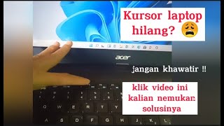How to fix a missing laptop cursor How to fix a missing laptop cursor