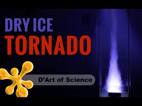 Cómo hacer un tornado de hielo seco - dArtofScience