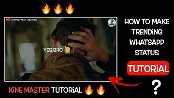 How To Make Trending WhatsApp Status 🔥 How To Make iMovie Status in Android - Ta Creations