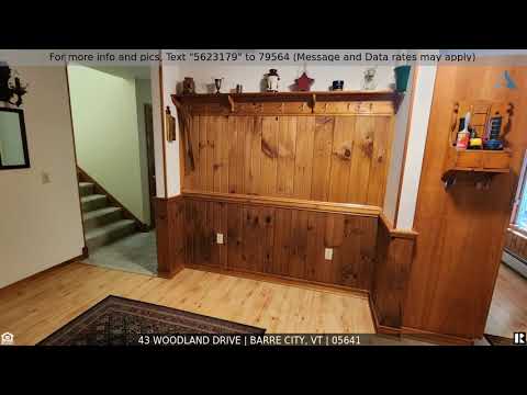 43 Woodland Drive, Barre City, VT home video tour