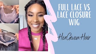 Difference Between a Full Lace & Lace Closure Wig