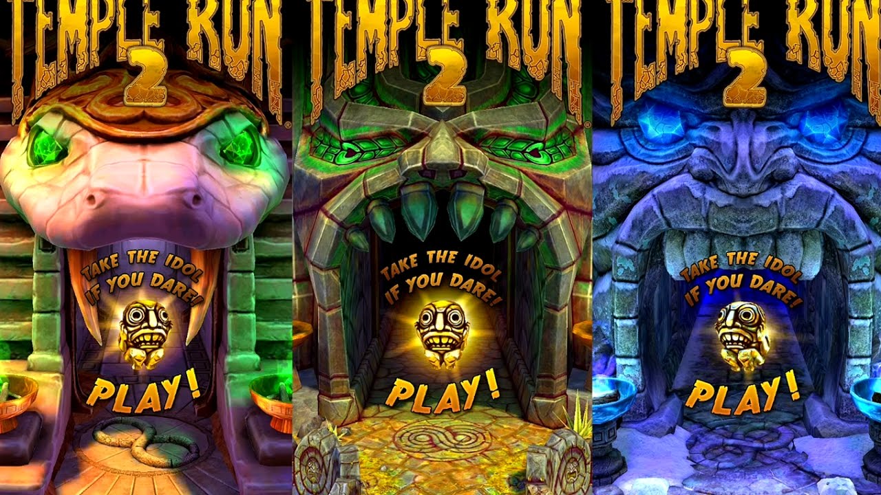 Temple Run 2 Frozen Shadows VS Blazing Sands VS Sky Summit Android Gameplay HD #4