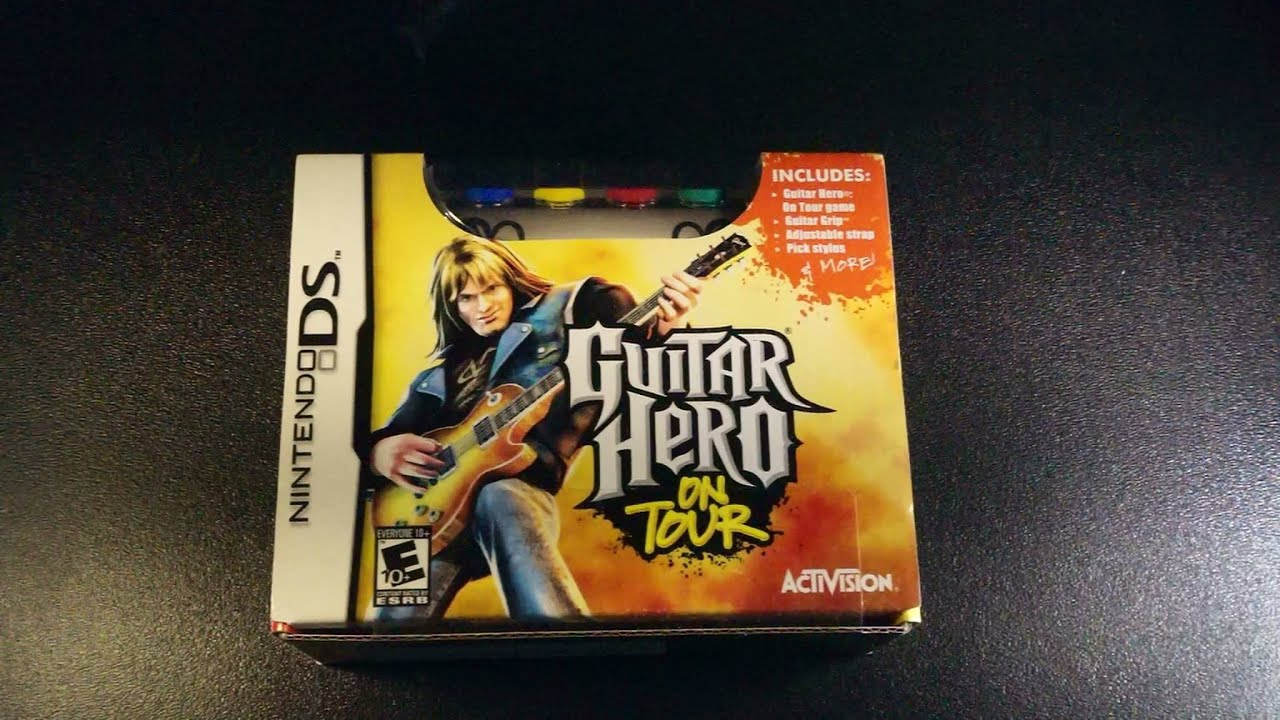 Guitar Hero On Tour DS UnBoxing YouTube