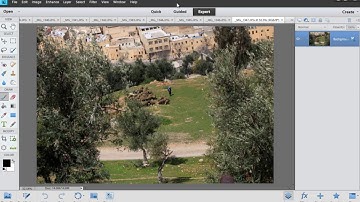 Making a Jigsaw Panorama with Photoshop Elements