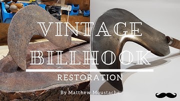 Vintage BillHook (Cleaver?) - Rusty Restoration