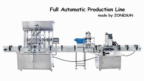 ZONESUN ZS-FAL180AP Automatic 6-head Filling And Capping Machine With Cap Vibratory Feeder