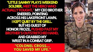 My Brother Mocked My Service at His Cookout—Then a War Hero Arrived and Seized My Wrist