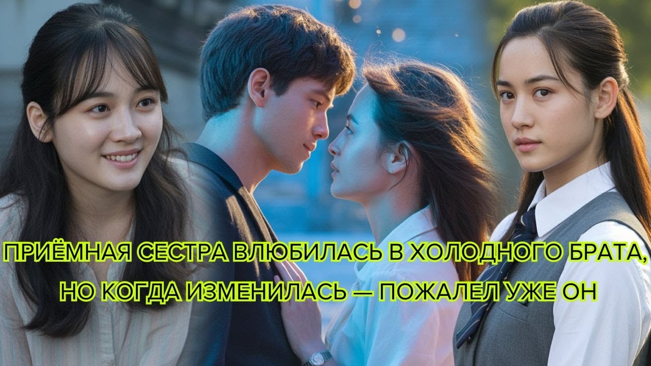 Приёмная сестра влюбилась в холодного брата, но когда изменилась — пожалел уже он #китайскийсериал