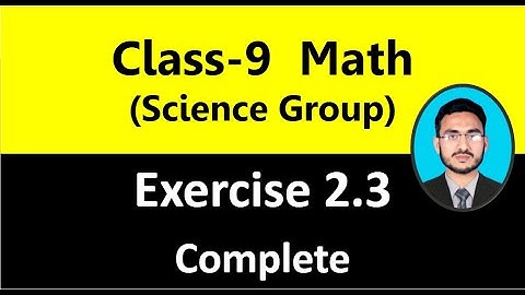 Class 9 Math(science group) Exercise 2.3 || Radical and Exponential notation