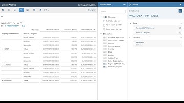 Generic Analysis Application , powered by SAP Analytics Cloud, Analytics Designer