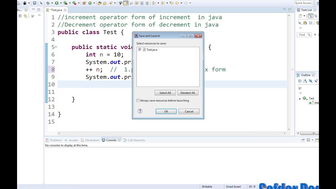 Java Programming Tutorial 10 Increment Operators and Decrement Operator ...