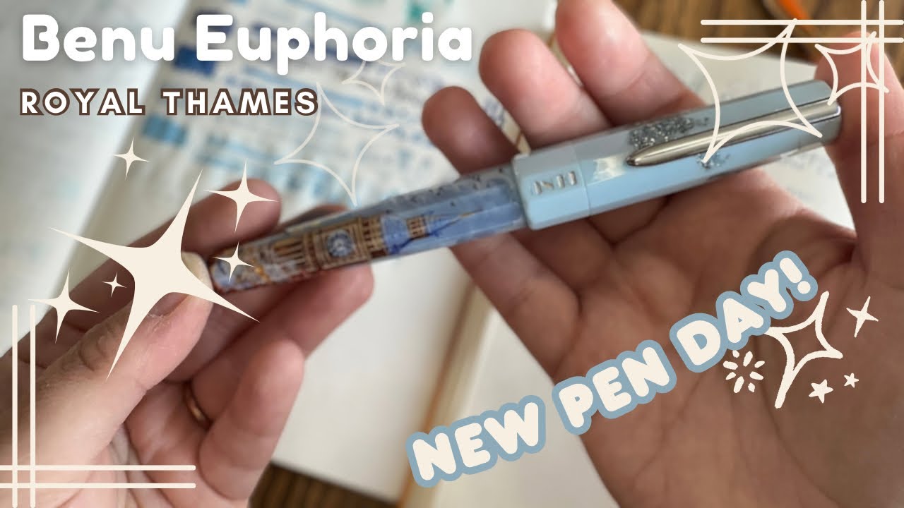 Benu Euphoria Royal Thames | New Pen Day | Sailor Shikiori Yuki-Usagi | reflecting my love of pens
