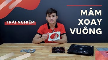 Trải nghiệm mâm xoay vuông - Phụ kiện nội thất thông minh | Phụ kiện nội thất | www.vinachi.vn