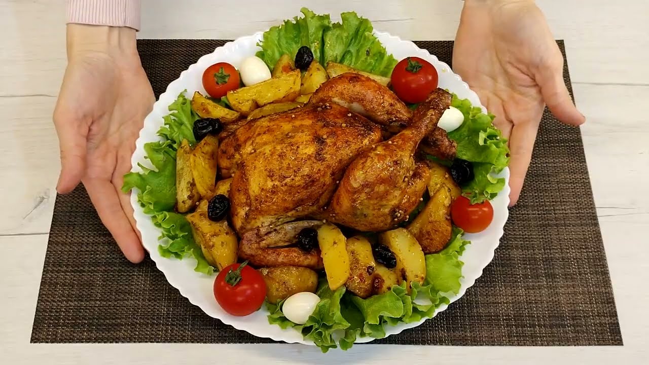 Этот рецепт для гурманов Курица жареная целиком в духовке, без проблем