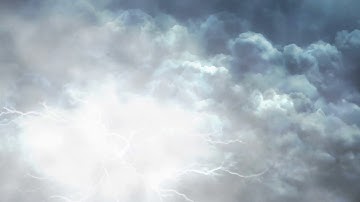 Thunderstorm and dark clouds animation | Video Effects