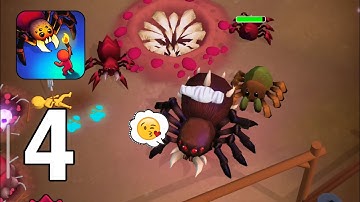 The Spider Nest: Eat the World - Gameplay Walkthrough Part 4 (IOS,Android) | Stick Crazee