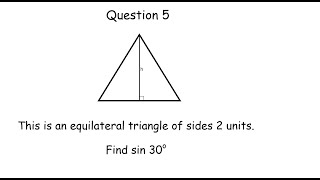 Trigonometric Ratios Questions with Answers - Melissa Maths