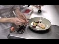 Michel Van Der Kroft prepares a signature dish with foie gras and eel at 't Nonnetje