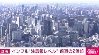 全国のインフルエンザ 患者報告者数「19.06」人 　注意報レベルに　厚労省(2024年12月20日)